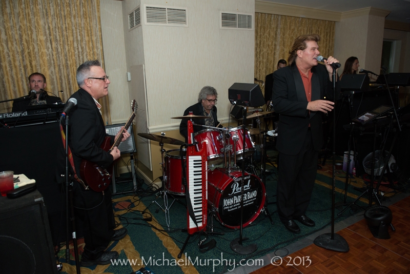 The John Parker Band serenades the guests at a wedding reception in the Riverside Hotel, Ft. Lauderdale.
