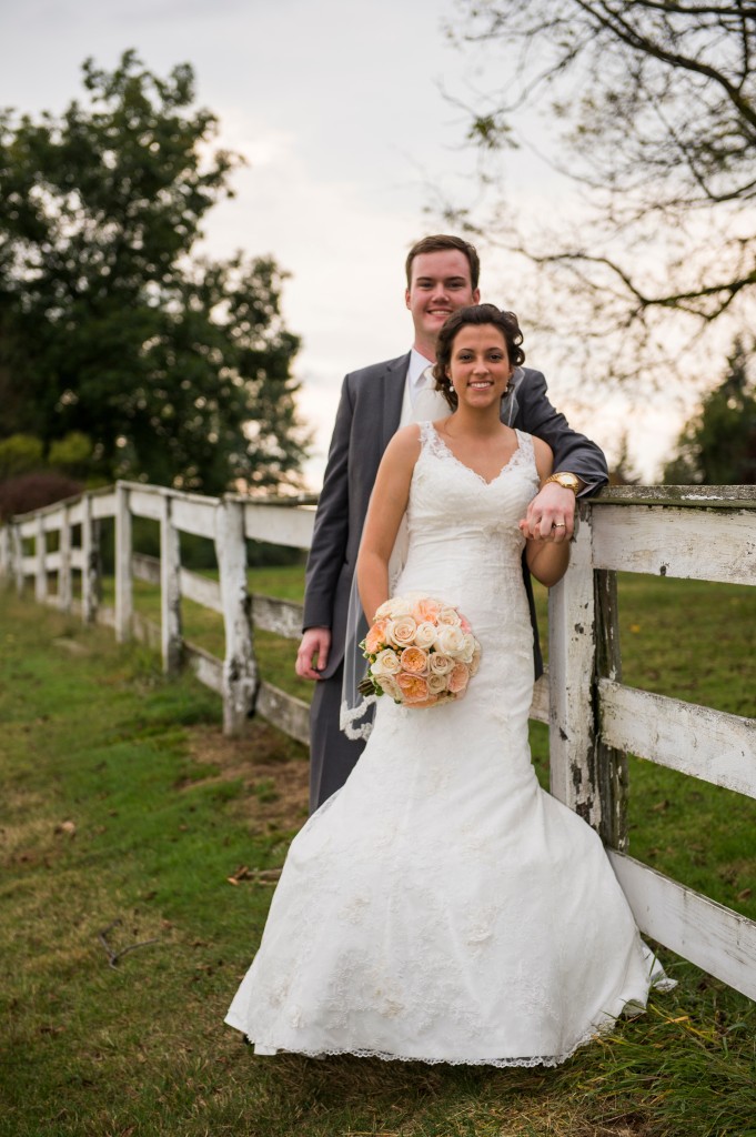 Montour Heights Pittsburgh Wedding Bride and Groom in Rustic Outdoor Venue