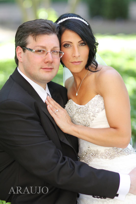 Duquesne Club Pittsburgh Wedding: Bride and Groom Embracing 