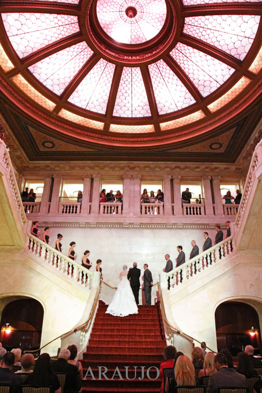 Renaissance Hotel Pittsburgh Wedding - Bride and Groom Wed in Beautiful Hotel