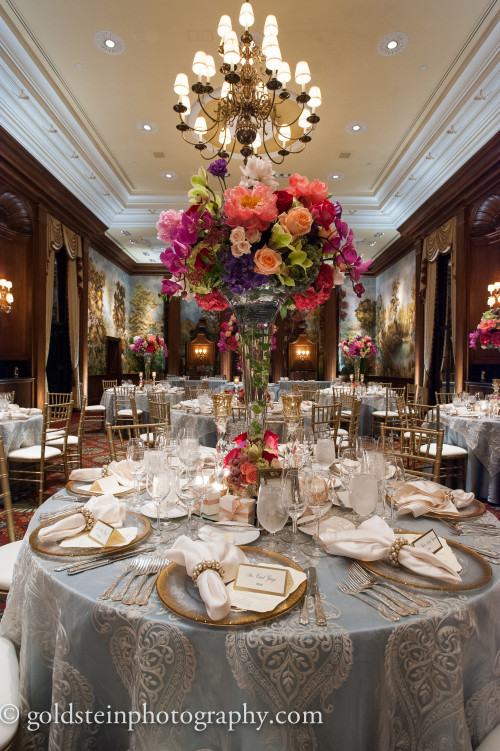 uquesne Club Pittsburgh Wedding Reception - Elegant Ding Room