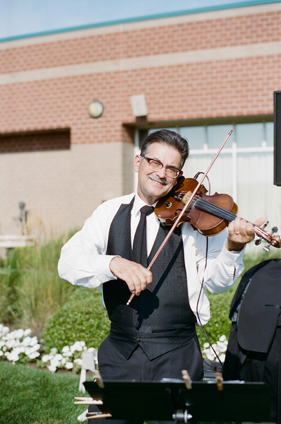 Hilton Garden Inn Southpointe Wedding Ceremony: Band with Violin