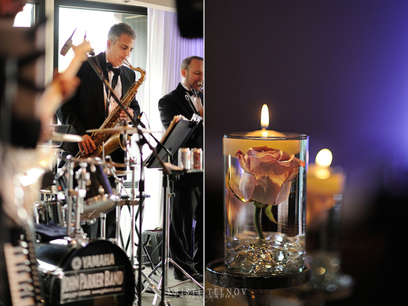 Renaissance Hotel Pittsburgh Wedding Reception: Saxophone Player