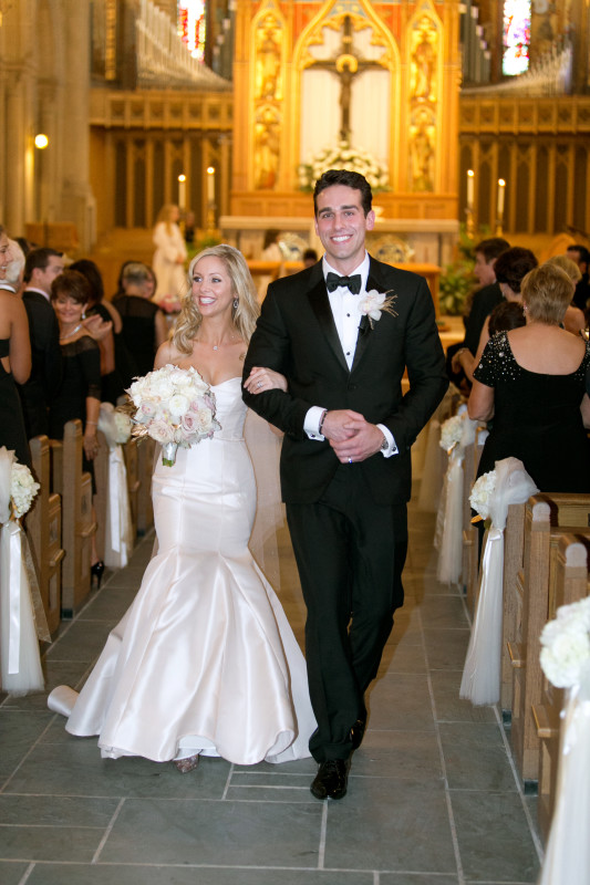 Hotel Monaco Pittsburgh Wedding Walk Down the Aisle 