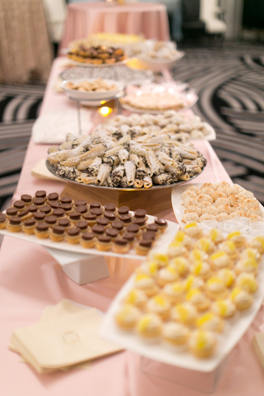 Hotel Monaco Wedding Sweets Table