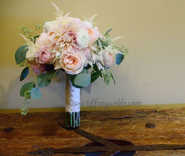 Shakespeare Restaurant Wedding Bridal Bouquet