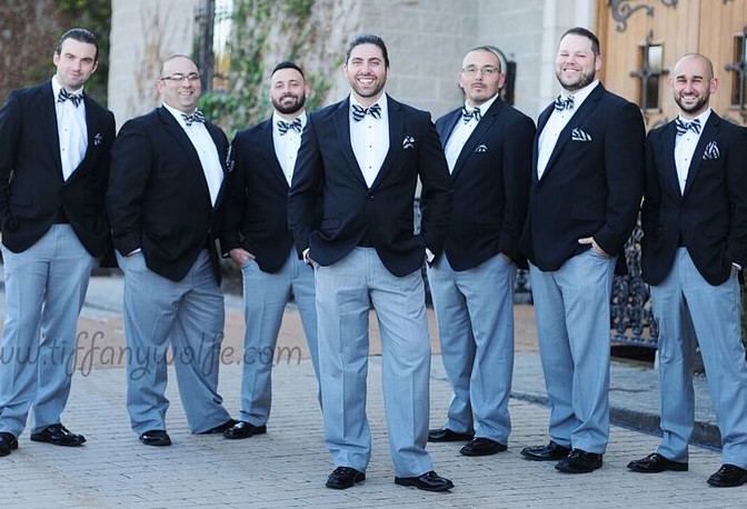 Shakespeare Restaurant Bridal Party Men