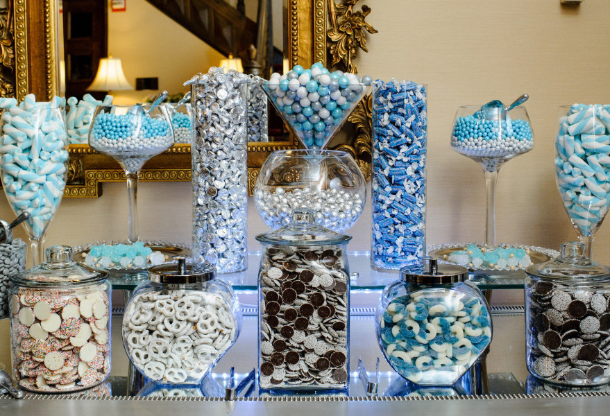 St Clair Country Club Wedding Candy Buffet