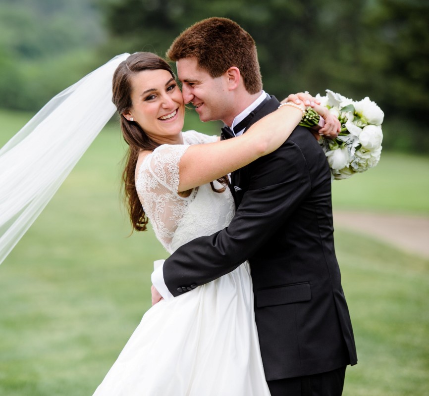 St Clair Country Club Wedding Bride and Groom