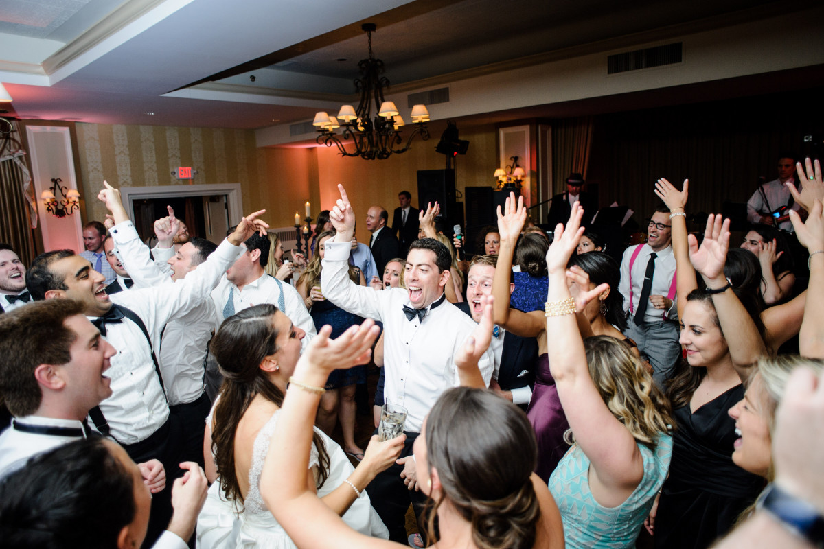 St. Clair Country Club Wedding Guests Dancing