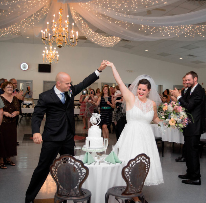 Bakersville Fire Hall Pittsburgh Wedding Bride and Groom Entrance