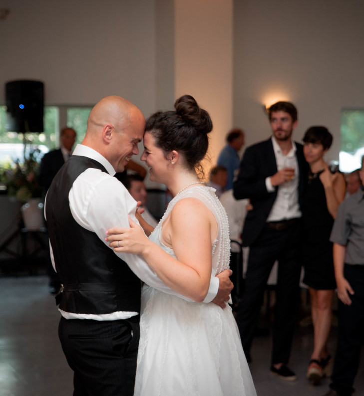 Bakersville Fire Hall Pittsburgh Wedding Bride and Groom First Dance