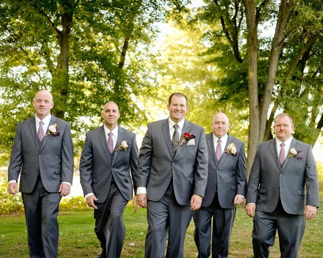 Parkersburg Country Club West Virginia Wedding Outside Formal