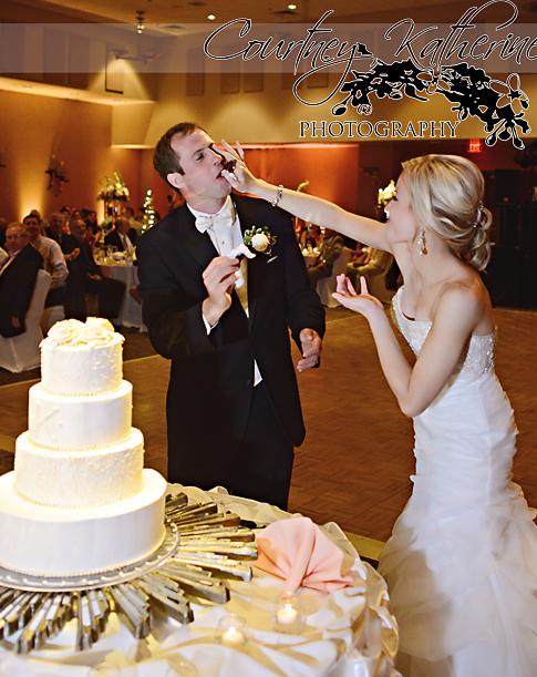 Blair County Convention Center Pittsburgh Wedding Cake Cutting