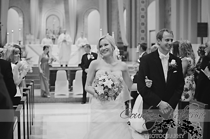 Blair County Convention Center Pittsburgh Wedding Walking Down Aisle