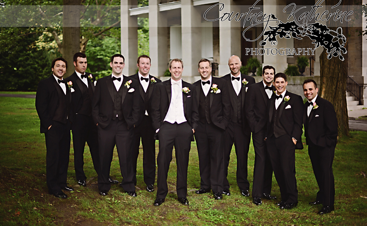 Blair County Convention Center Pittsburgh Wedding Groomsmen