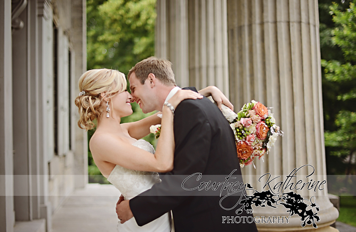 Blair County Convention Center Pittsburgh Wedding Bride and Groom