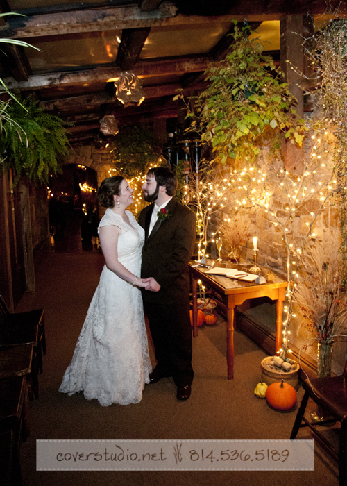 Green Gables Restaurant Pittsburgh Wedding Bride and Groom at Reception