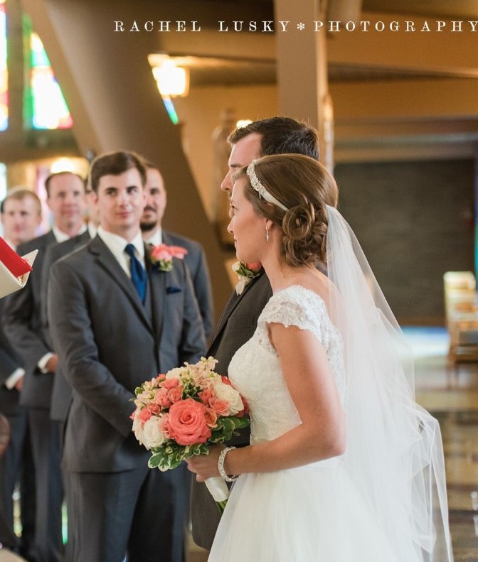 Ambassador Center Pittsburgh Wedding Exchanging Vows