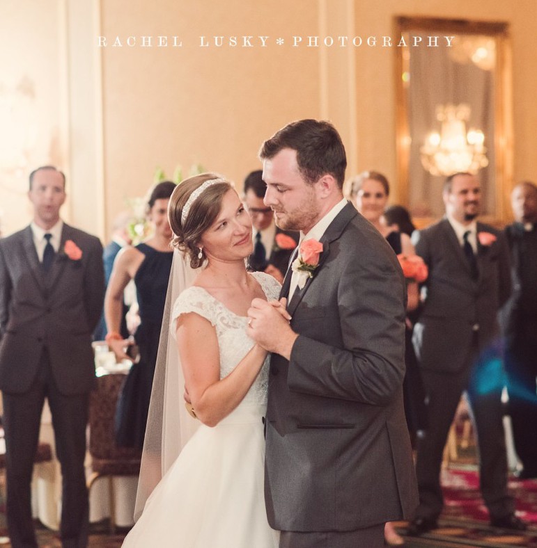 Ambassador Center Pittsburgh Wedding Bride and Groom Dancing