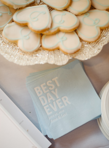 Seven Springs Pittsburgh Wedding Heart Cookies