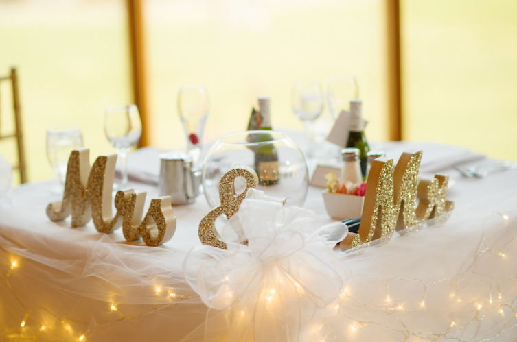 Seven Springs Pittsburgh Wedding Bride and Groom Table