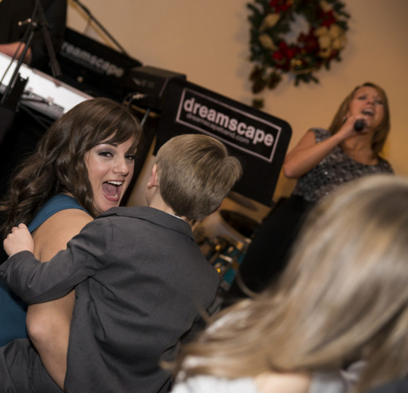 Dancing to Dreamscape Band at Camelot Banquet Center Pittsburgh during Wedding