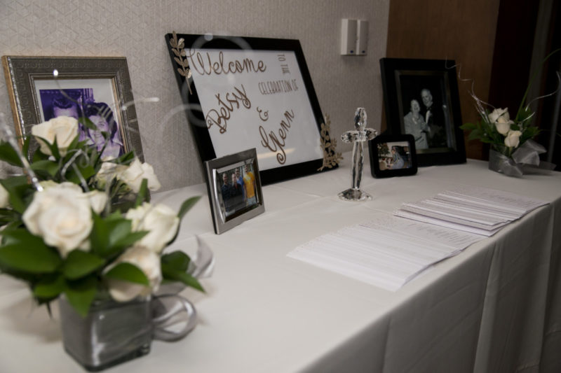 Wedding Gift Table at Camelot Banquet Center Pittsburgh