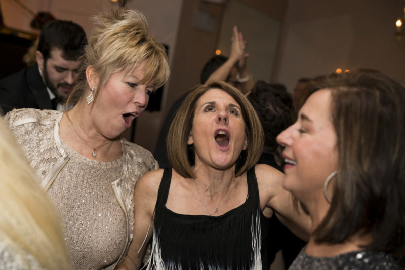 wedding guests sing at Camelot Banquet Center Pittsburgh