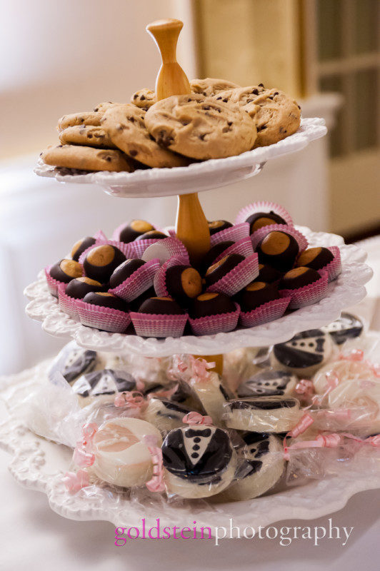 Wedding Dessert Tray Buckeyes Tuxedo Cookies William Penn Hotel